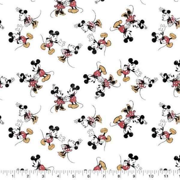 Mickey Mouse Cotton Fabric Springs Creative