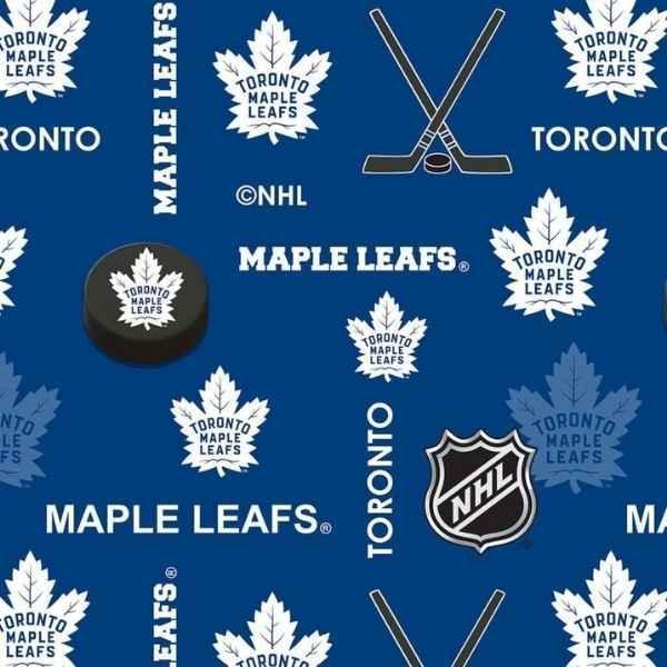 Minky Toronto Maple Leafs Licensed NHL Minky 1/2 Yard