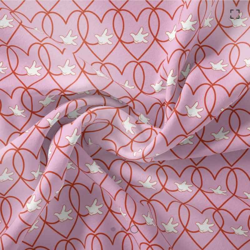 Minnie Hearts on Pink, Minnie Living Her Best Life | Fabric Design Treasures