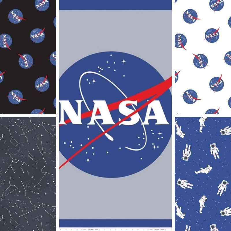 NASA Fabric, Bundle of 5, Out of This World NASA Collection