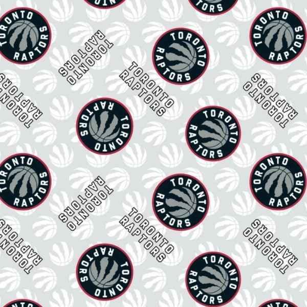 NBA - Toronto Raptor Cotton Fabric Camelot Fabrics