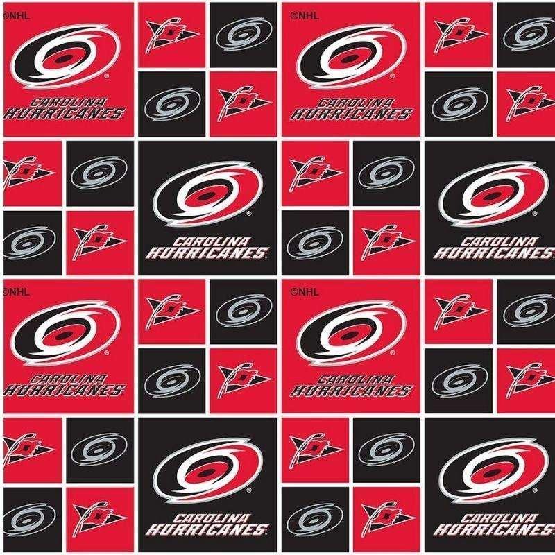 NHL Carolina Hurricanes Hockey Fabric