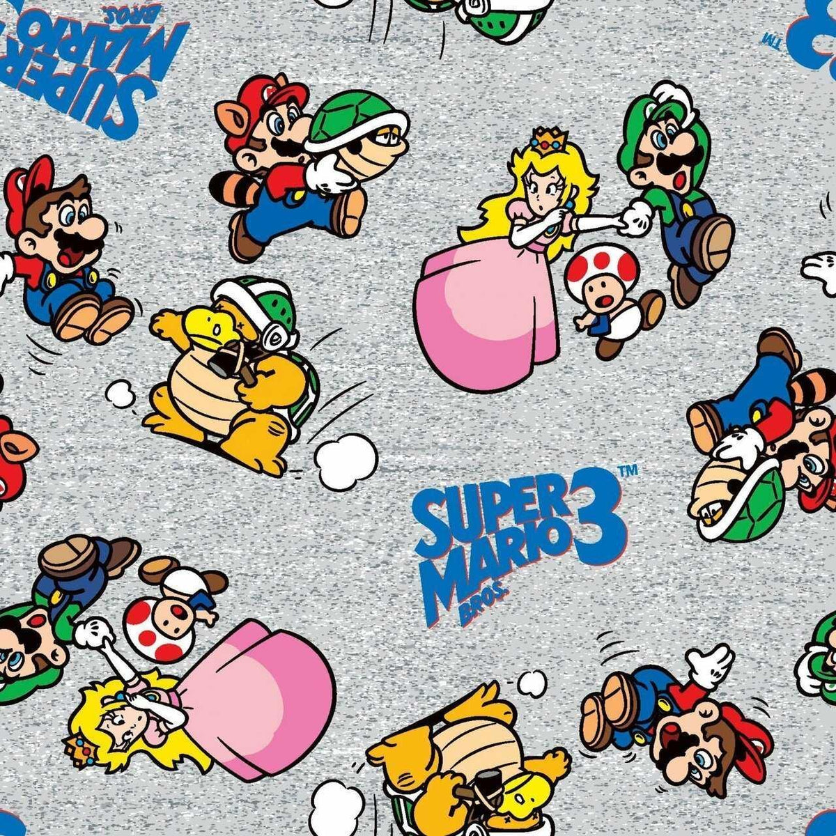 Nintendo Mario Fabric Go Mario And Friends | Fabric Design Treasures