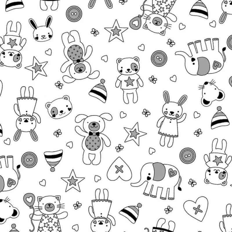 Nursery Fabric, Small Fry, Making it Fun, Michael Miller | Fabric Design Treasures