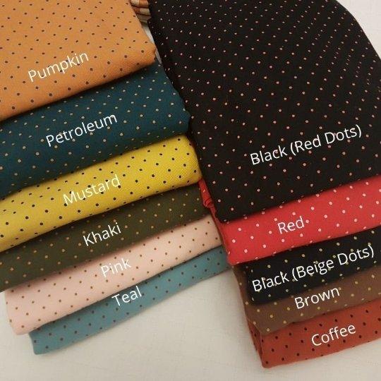 Organic Jersey Knit Swiss Dots GOTS | Fabric Design Treasures