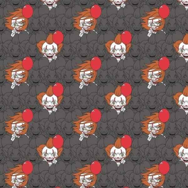 Pennywise Fabric, Pennywise Peek a Boo in Grey | Fabric Design Treasures