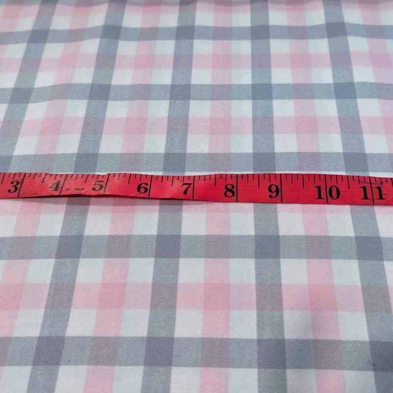 Pink & Grey Plaid FLANNEL, Brookyln by Robert Kaufman | Fabric Design Treasures