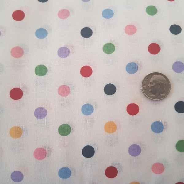 Polka Dot Fabric, Dot Fabric, 100% Cotton Fabric | Fabric Design Treasures