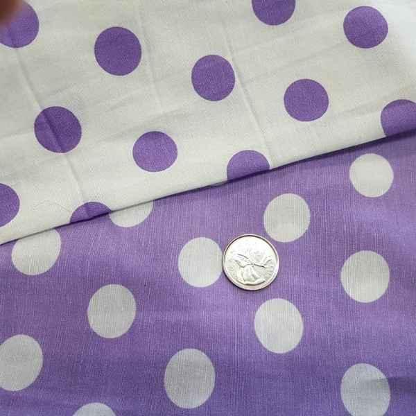 Polka dot fabric, Polyester Cotton Print 58" Wide | Fabric Design Treasures