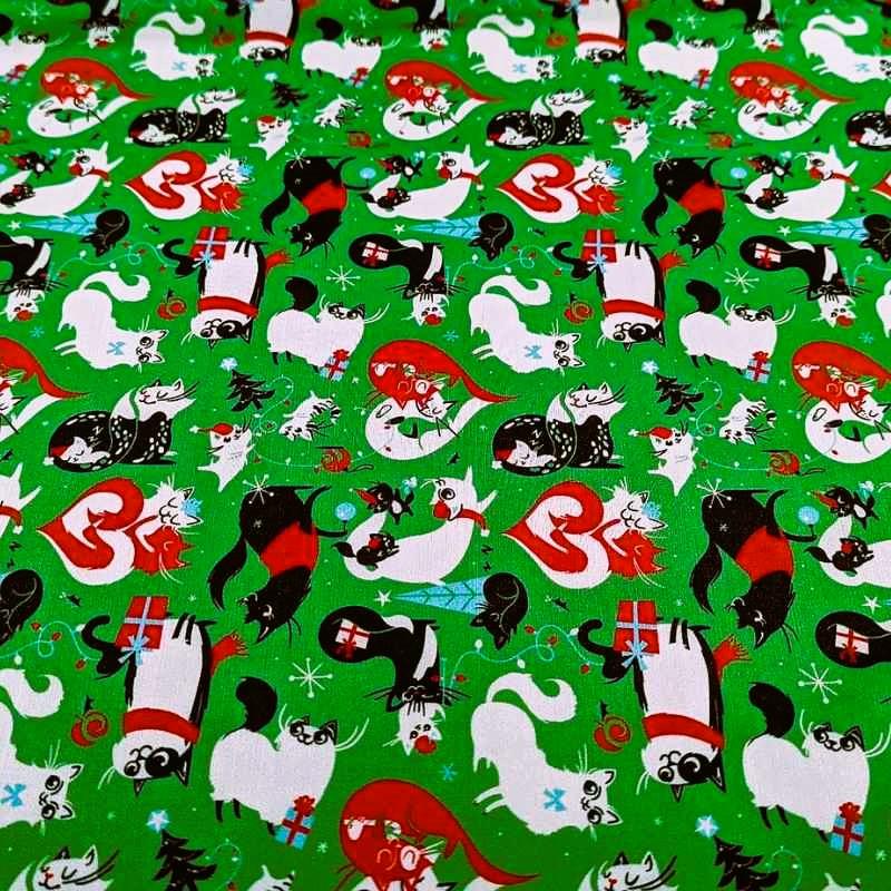 PUL fabric, Laminated fabric, Fancy Cats | Fabric Design Treasures