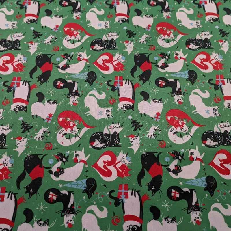 PUL fabric, Laminated fabric, Fancy Cats | Fabric Design Treasures