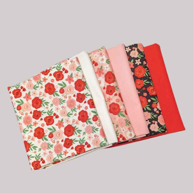 Riley Blake, Falling in Love, Six (6) Piece Fat Quarter Bundle