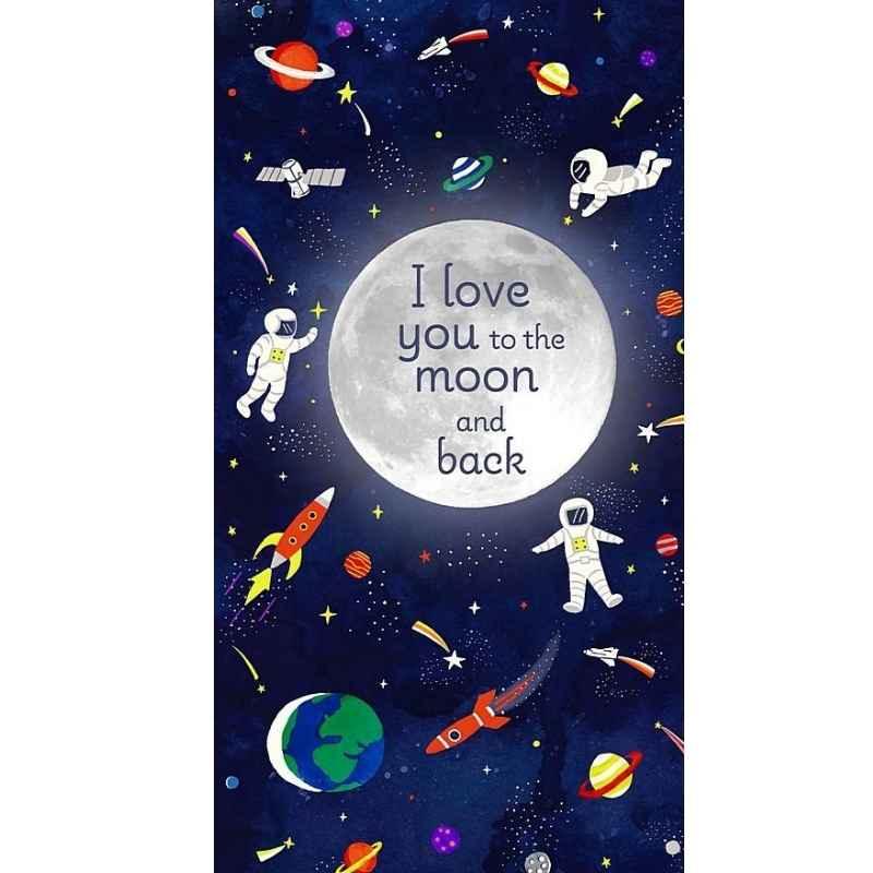 Space Panel 100% Cotton Digital | Fabric Design Treasures