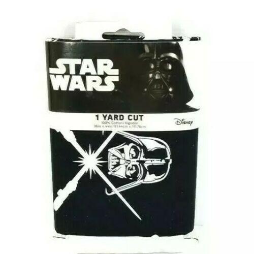 Star Wars Darth Vader Glow-in-the-Dark Fabric 1 Yard Precut | Fabric Design Treasures