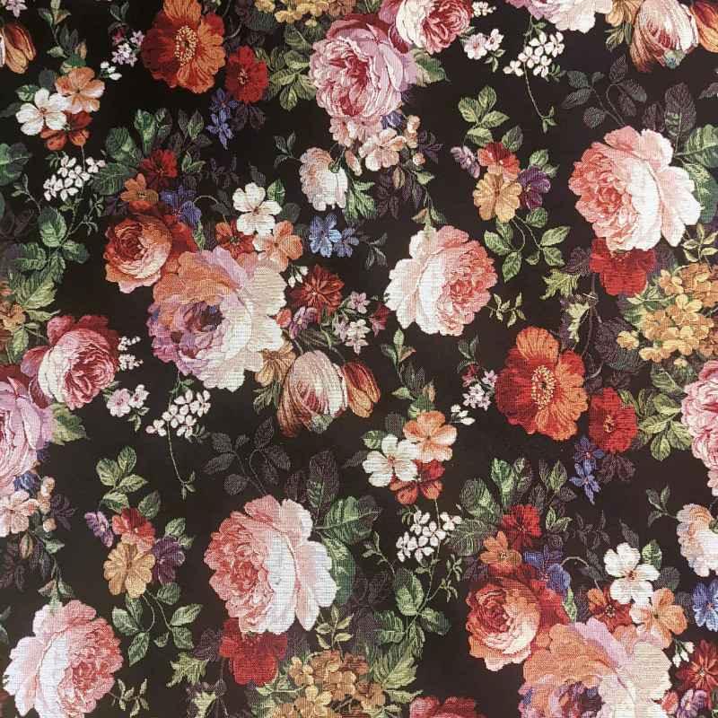 Tapestry Fabric FLORAL ELEGANCE Gobelin Premium | Fabric Design Treasures