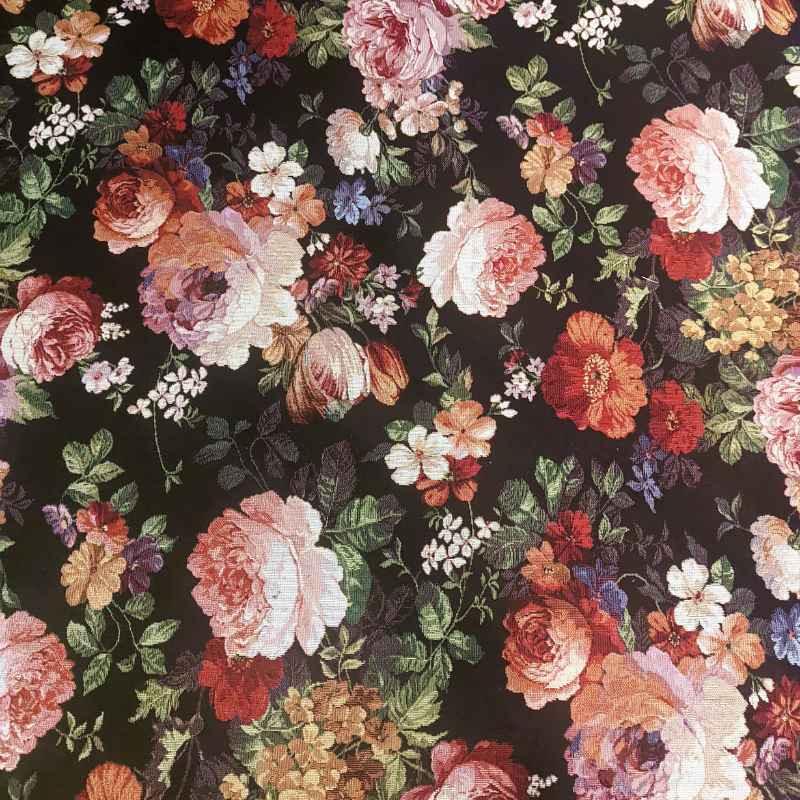 Tapestry Fabric FLORAL ELEGANCE Gobelin Premium | Fabric Design Treasures