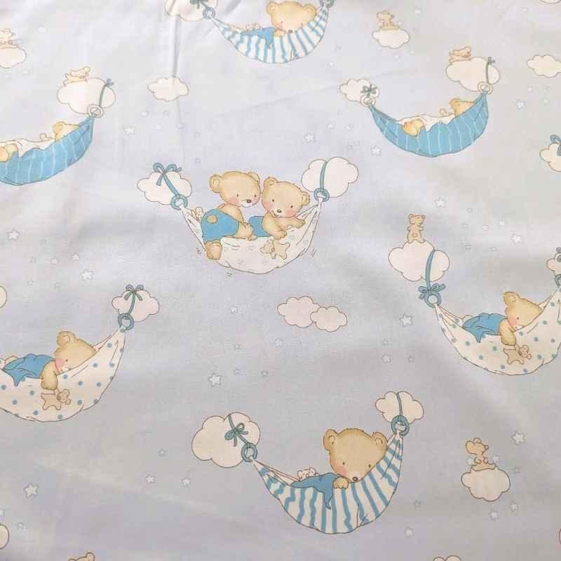 Teddy Bear, Teddy Bears in a Hammock, Nursery Fabric | Fabric Design Treasures