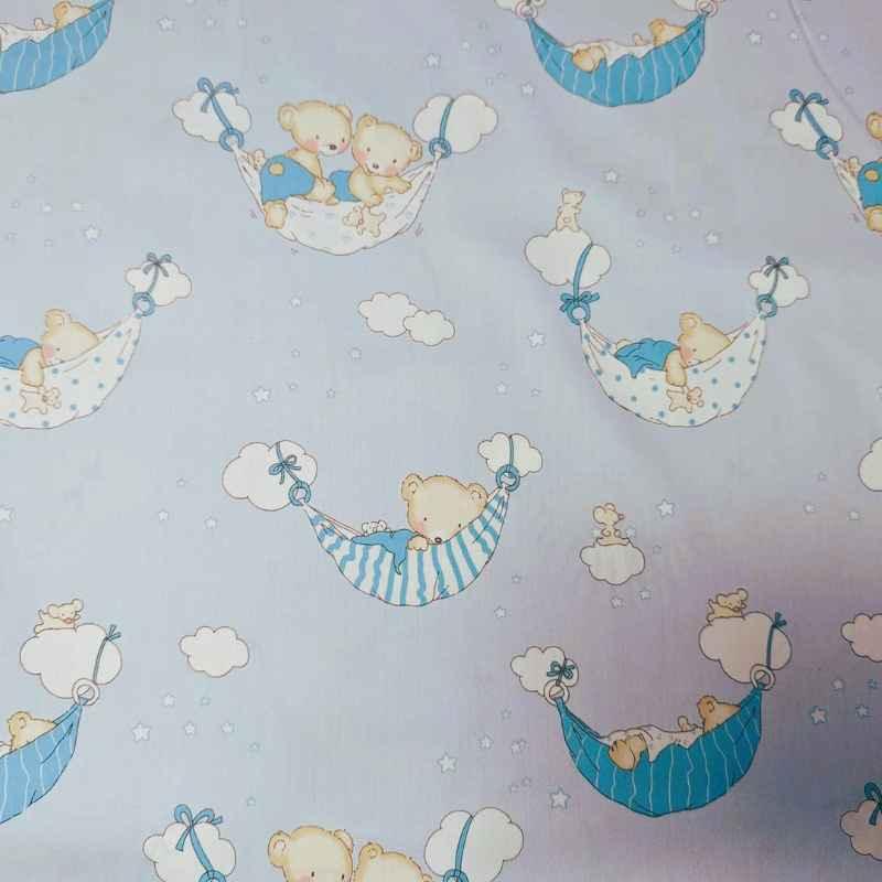 Teddy Bear, Teddy Bears in a Hammock, Nursery Fabric | Fabric Design Treasures