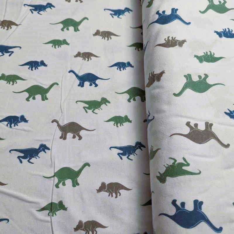 Toss Dinosaur Wide Back FLANNEL | Fabric Design Treasures