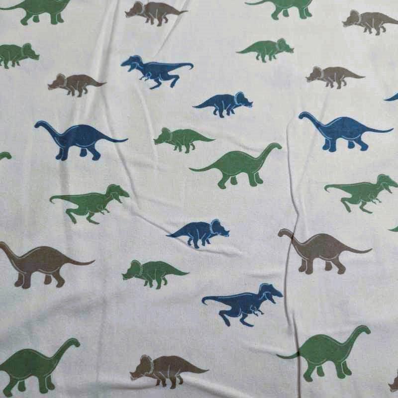 Toss Dinosaur Wide Back FLANNEL | Fabric Design Treasures