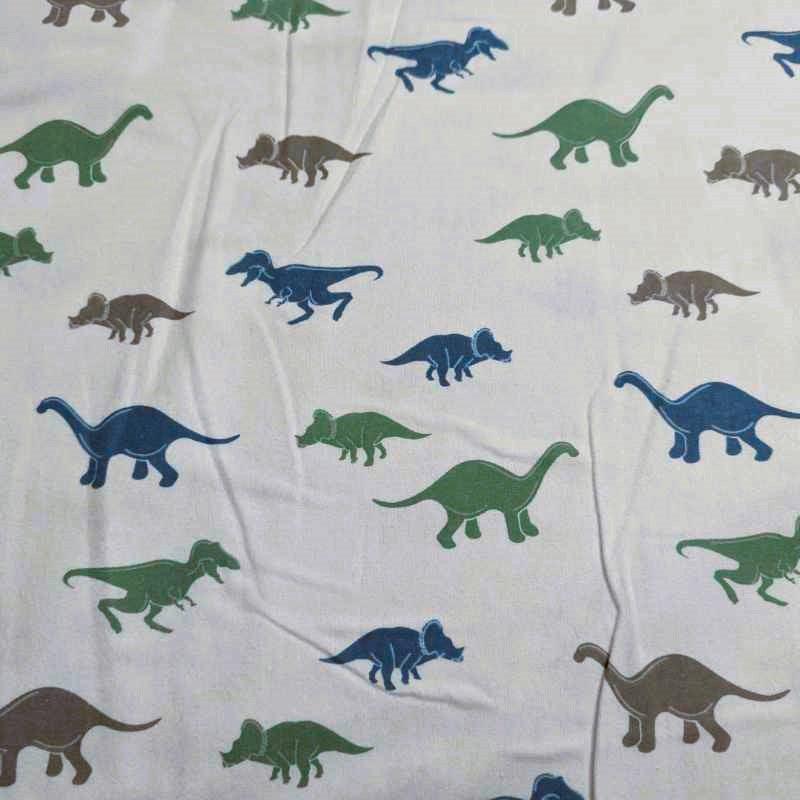 Toss Dinosaur Wide Back FLANNEL | Fabric Design Treasures