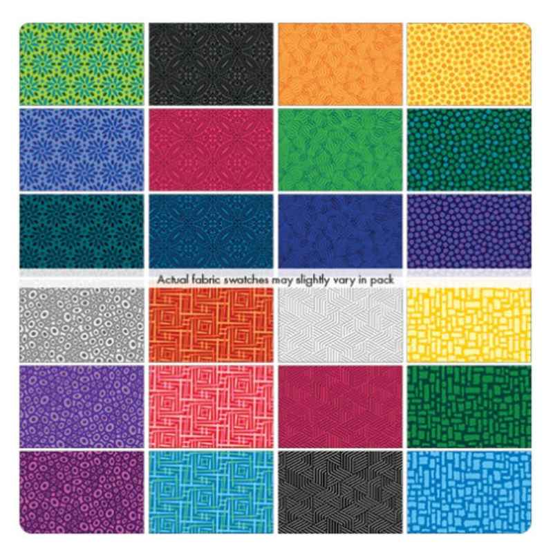 Transparency Fat Quarter Bundle by Modern Quilt Studio - 24 Fat Quarters | Fabric Design Treasures