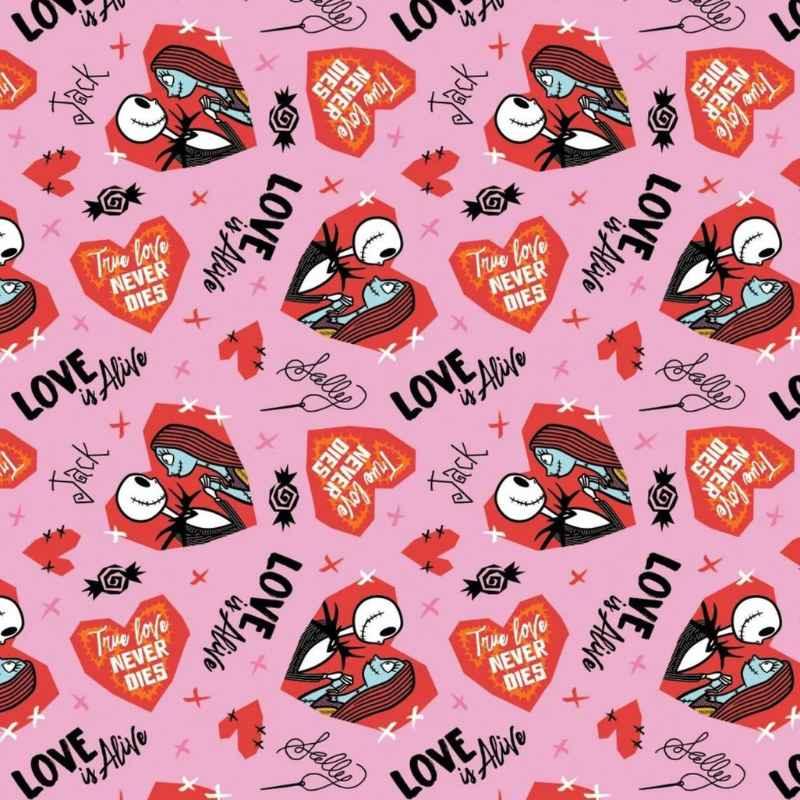 Valentine Fabric, Characters Nightmare Before Christmas Fabric | Fabric Design Treasures