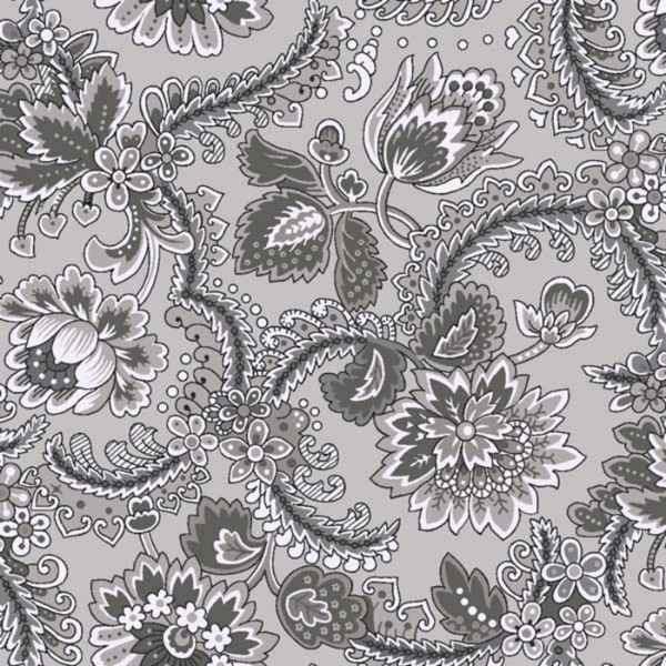 Wide Back in Grey, Arden 108" by Satin Moon Designs | Fabric Design Treasures