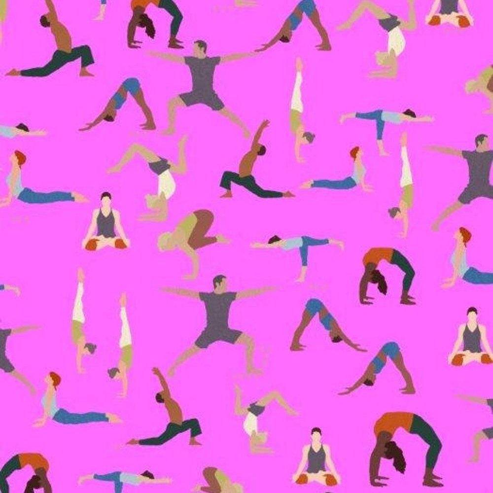 Yoga Fabric Namaste Alexander Henry Fabrics | Fabric Design Treasures