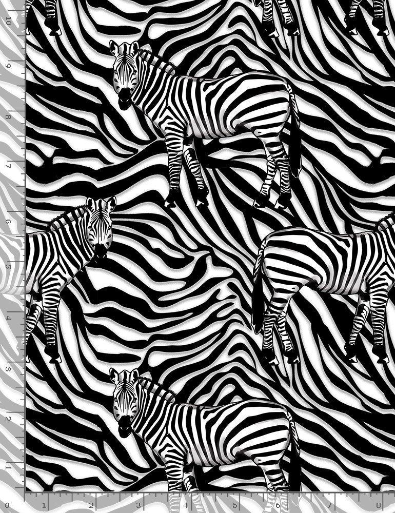 Zebra Print Fabric, Wild Camo, African Print | Fabric Design Treasures