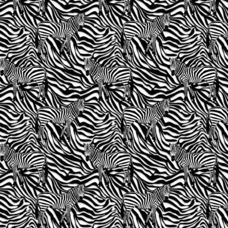 Zebra Print Fabric, Wild Camo, African Print | Fabric Design Treasures